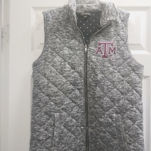Texas A&M quilted vest